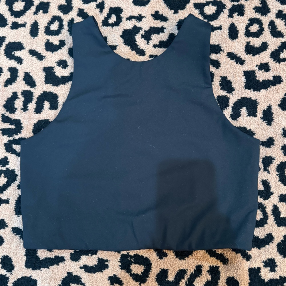 Girlfriend Collective Paloma bra in black, size Large